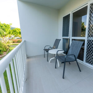 Balcony at Cocos Holiday Apartments, Trinity Beach